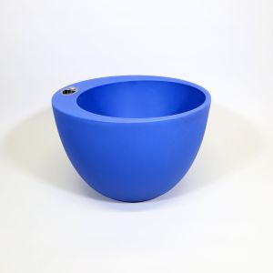 Selbstbewässerndes Pflanzgefäß „podd RÖDER“ in der Farbe Blau