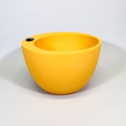 Selbstbewässerndes Pflanzgefäß “podd RÖDER” in der Farbe Gelb