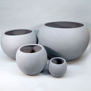 Vase set H010-005-S3 inclor grey