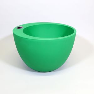 Selbstbewässerndes Pflanzgefäß „podd RÖDER“ in der Farbe Grün