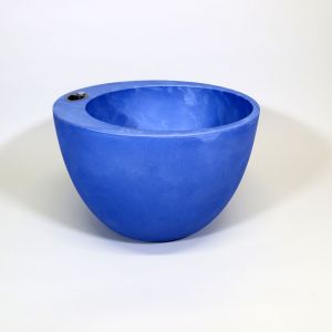 Selbstbewässerndes Pflanzgefäß „podd RÖDER“ in der Farbe Glimmer Blau