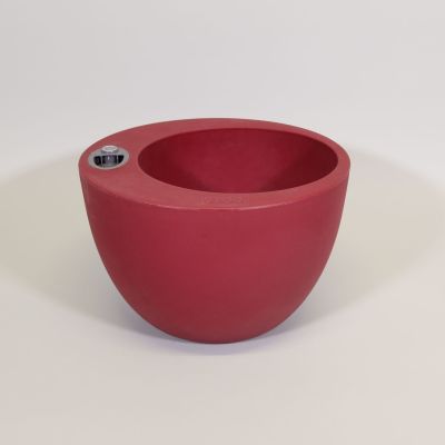 Selbstbewässerndes Pflanzgefäß „podd PROMNITZ“ in der Farbe Bordeaux