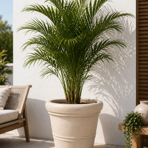 Self-watering planter “podd WEIßERITZ” in the color camel (Kopie) (Kopie)