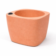 Self-watering planter “podd LOCKWITZ” in the color terracotta