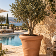 Self-watering planter “podd ELBE” in the color charcoal (Kopie)