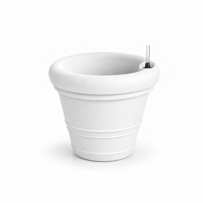 Self-watering planter “podd WEIßERITZ” in the color zinc (Kopie) (Kopie)